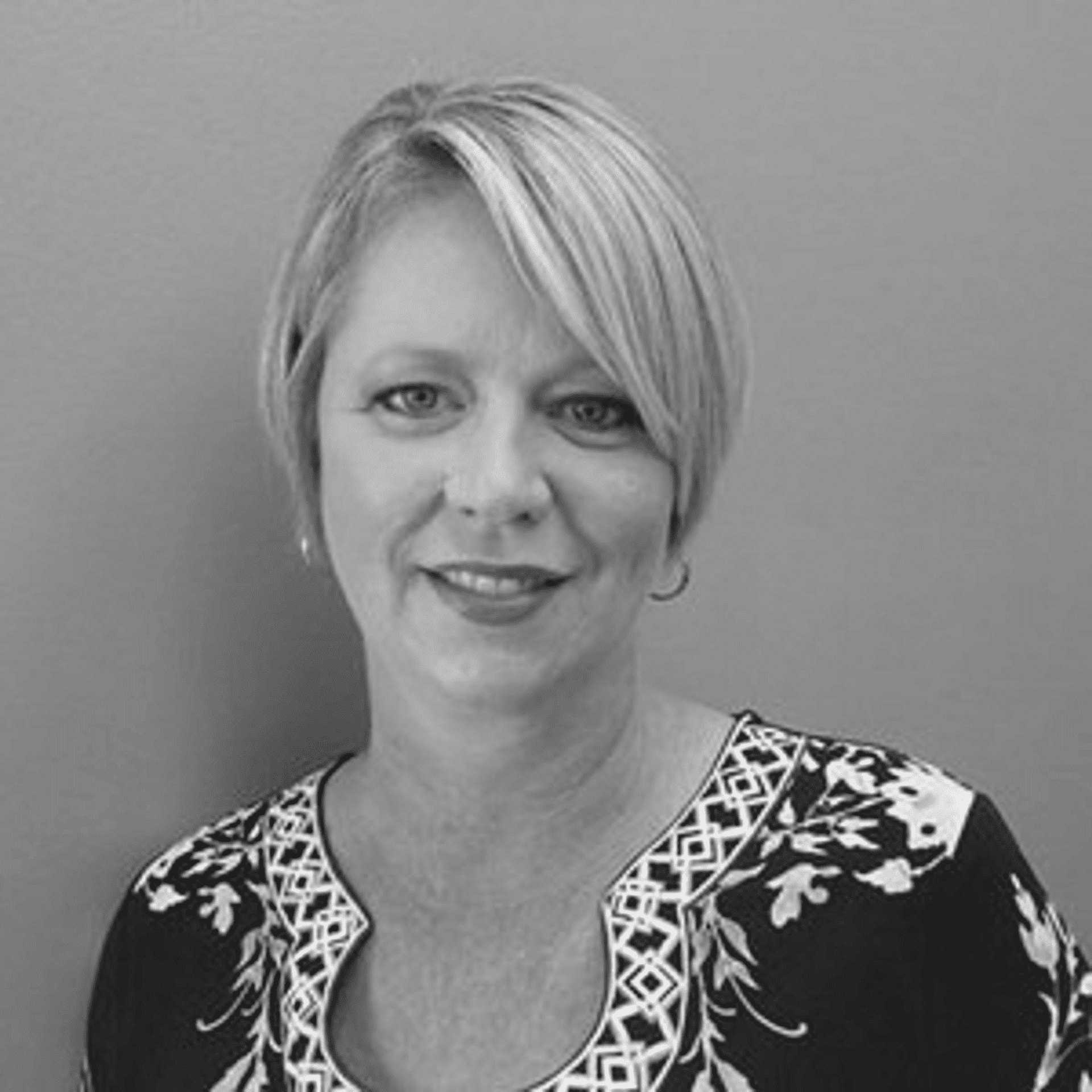 Portrait of Becky Barnes, a professional stylist at PR At Partners, showcasing their expertise and style.