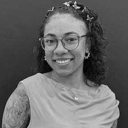 Portrait of Trinity Wright, a professional stylist at PR At Partners, showcasing their expertise and style.