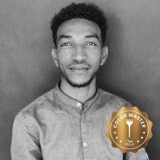 Portrait of Yonatan Habte, a professional stylist at PR At Partners, showcasing their expertise and style.